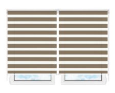 Рулонные шторы мини День Ночь Неаполь 93 цена. Купить в «Мастерская Жалюзи»